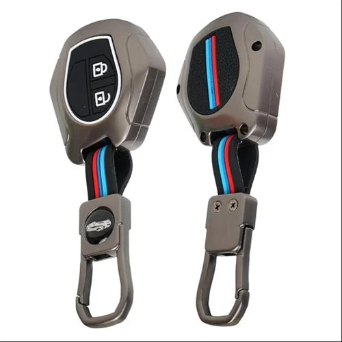 LzzyRide Premium Metal Key Cover Compatible with Maruti Suzuki Dzire Smart Key | 360° Full Protection | Zinc Alloy Luxury Key Case