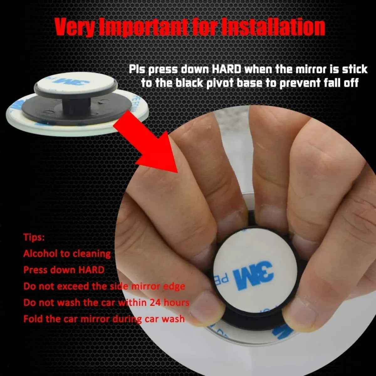 BLIND SPOT MIRROR (PACK OF 2)