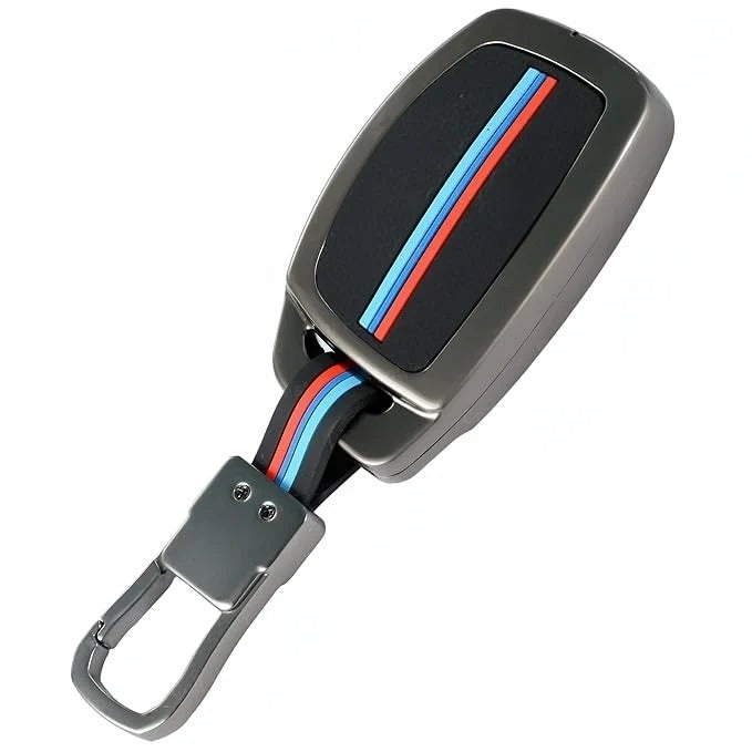 LZZYRIDE Metal Silicon Key Cover for Hyundai 4 Button Smart Key