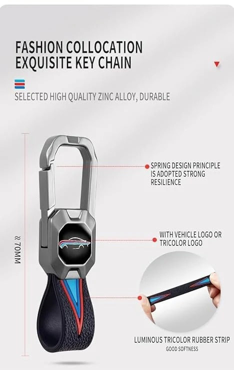 LZZYRIDE Metal Silicon Key Cover for Hyundai 3 Button Smart Key