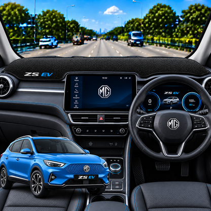 Lzzyride Car Dashboard Cover Mat For MG ZS EV 2020 To 2026