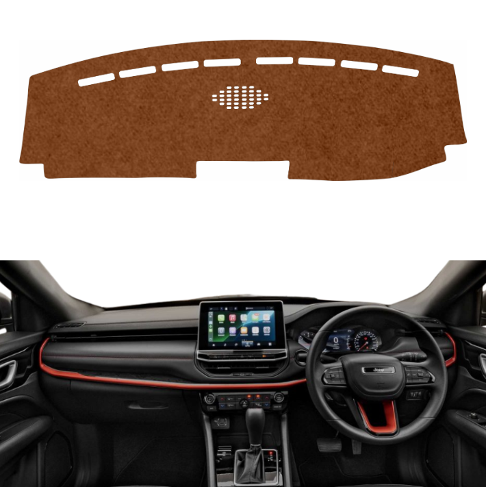 Lzzyride Car Dashboard Cover Mat For Jeep Compass 2021 To 2026