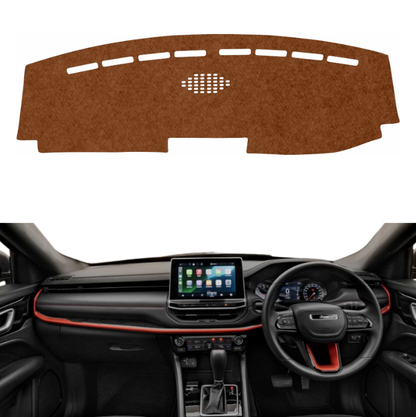 Lzzyride Car Dashboard Cover Mat For Jeep Compass 2021 To 2026