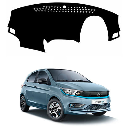 Lzzyride Car Dashboard Cover Mat For Tata Tiago EV 2022 To 2026