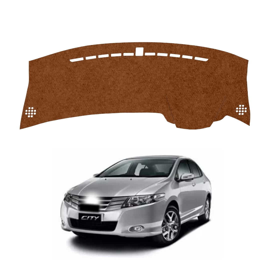 Lzzyride Car Dashboard Cover Mat For Honda City 2008 To 2014