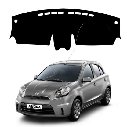 Lzzyride Car Dashboard Cover Mat For Nissan Micra 2010 To 2012