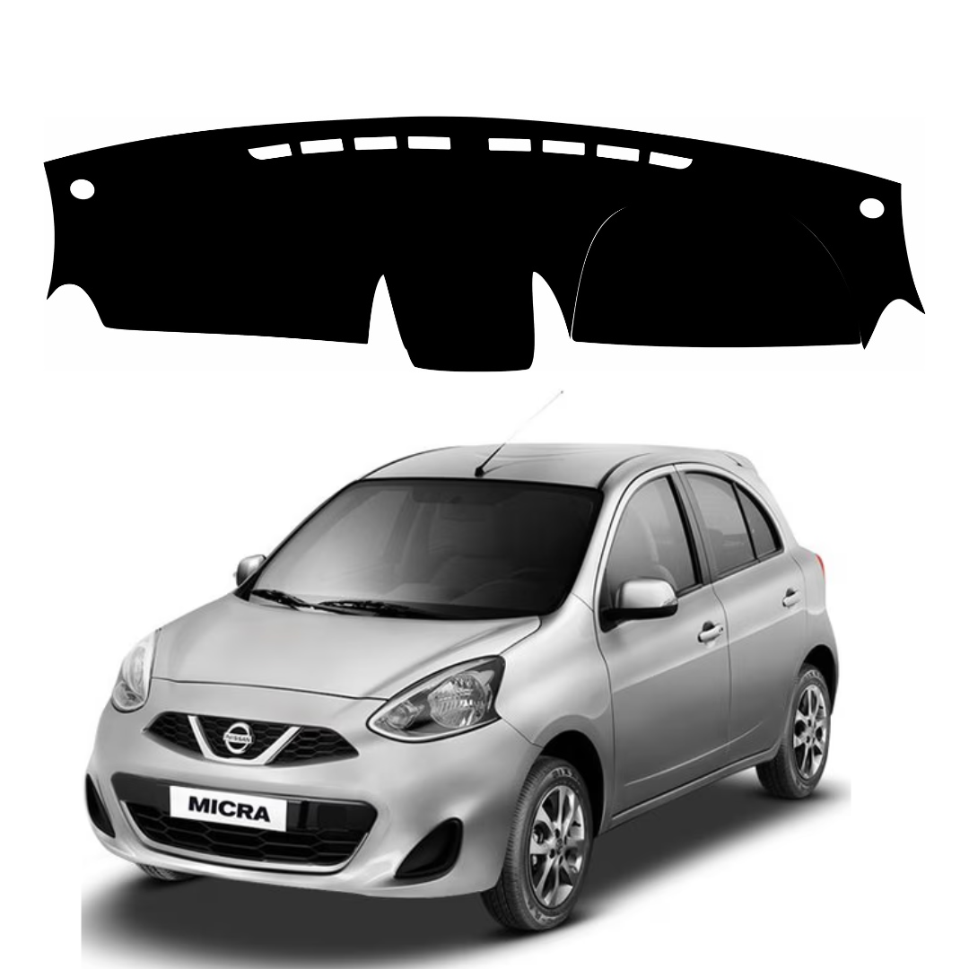 Lzzyride Car Dashboard Cover Mat For Nissan Micra 2012 To 2019