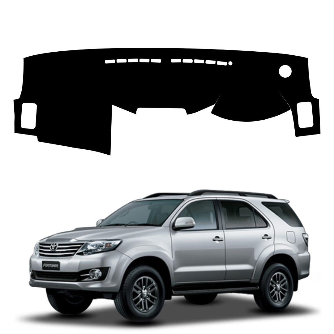 Lzzyride Car Dashboard Cover Mat For Toyota Fortuner 2009 To 2017