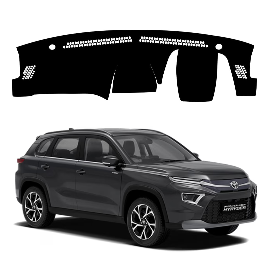 Lzzyride Car Dashboard Cover Mat For Toyota Urban Cruiser Hyryder 2022 To 2026