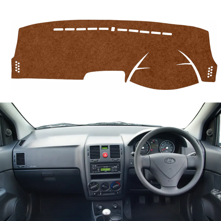 Lzzyride Car Dashboard Cover Mat For Hyundai Getz 2004 To 2010