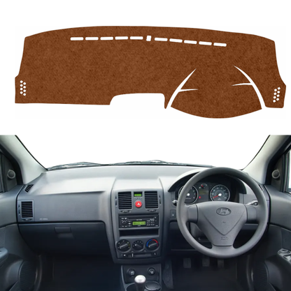 Lzzyride Car Dashboard Cover Mat For Hyundai Getz 2004 To 2010