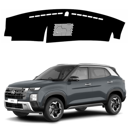 Lzzyride Car Dashboard Cover Mat For Hyundai Creta 2024 To 2026
