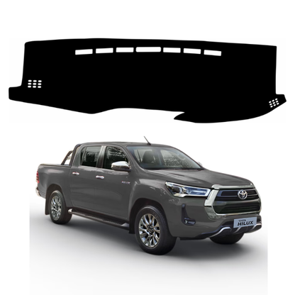 Lzzyride Car Dashboard Cover Mat For Toyota Hilux 2022 To 2026
