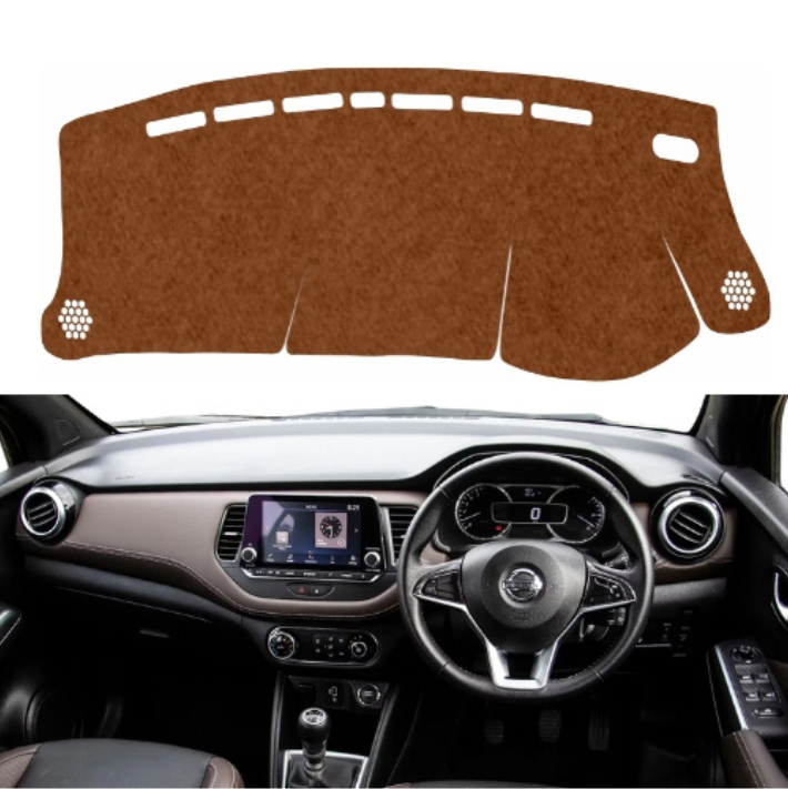 Lzzyride Car Dashboard Cover Mat For Nissan Kicks 2019 To 2023