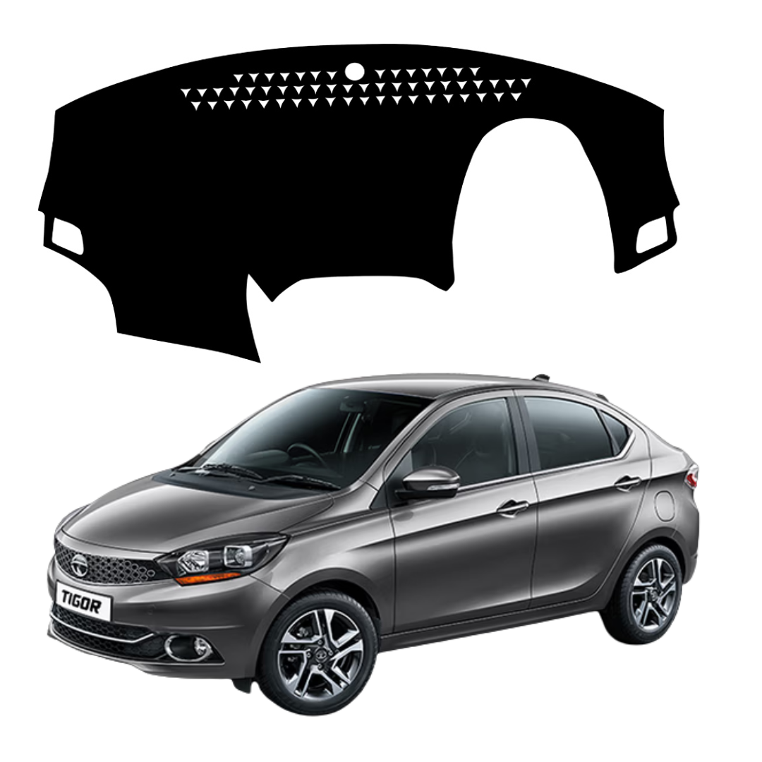 Lzzyride Car Dashboard Cover Mat For Tata Tigor 2017 To 2026