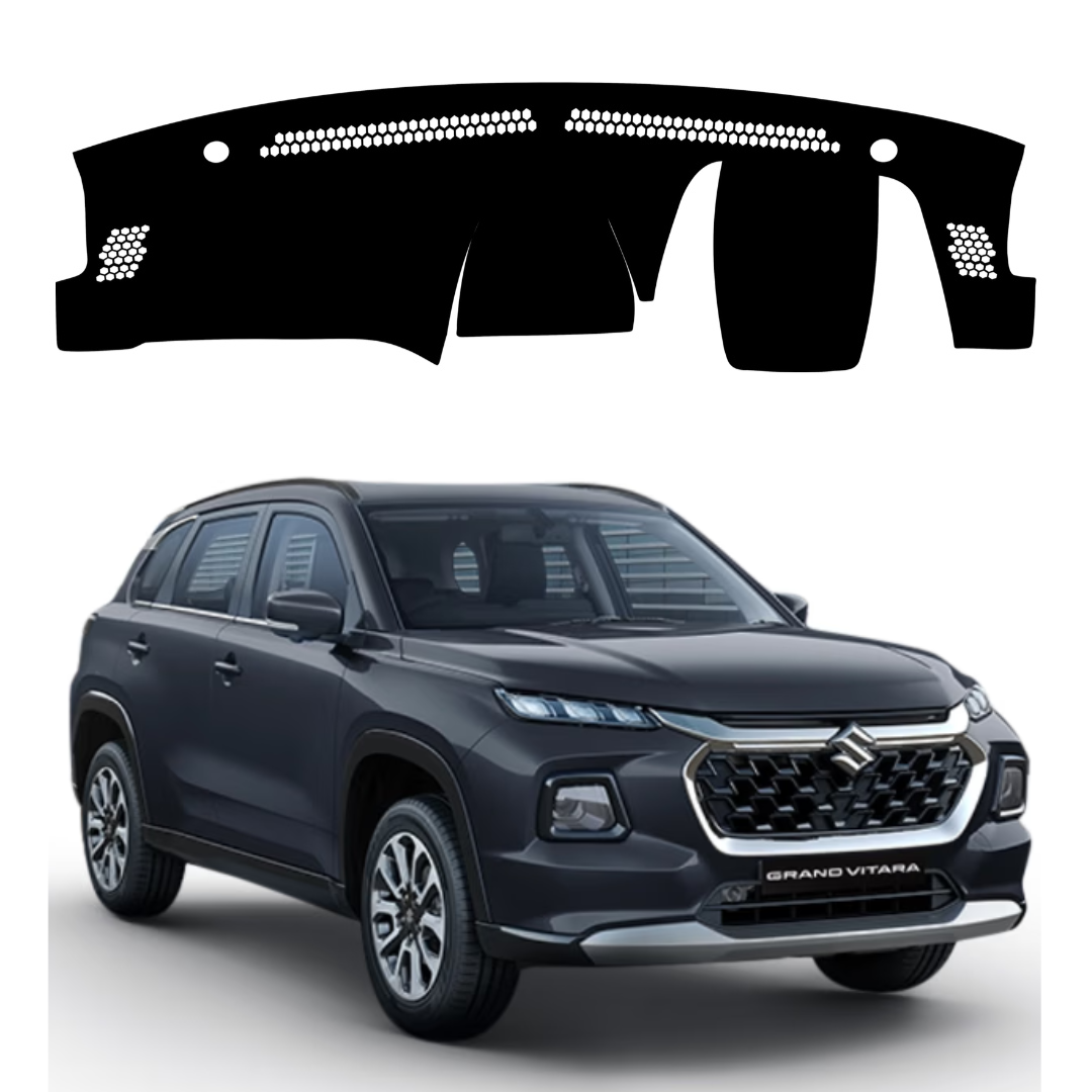 Lzzyride Car Dashboard Cover Mat For Maruti Suzuki Grand Vitara 2022 To 2026