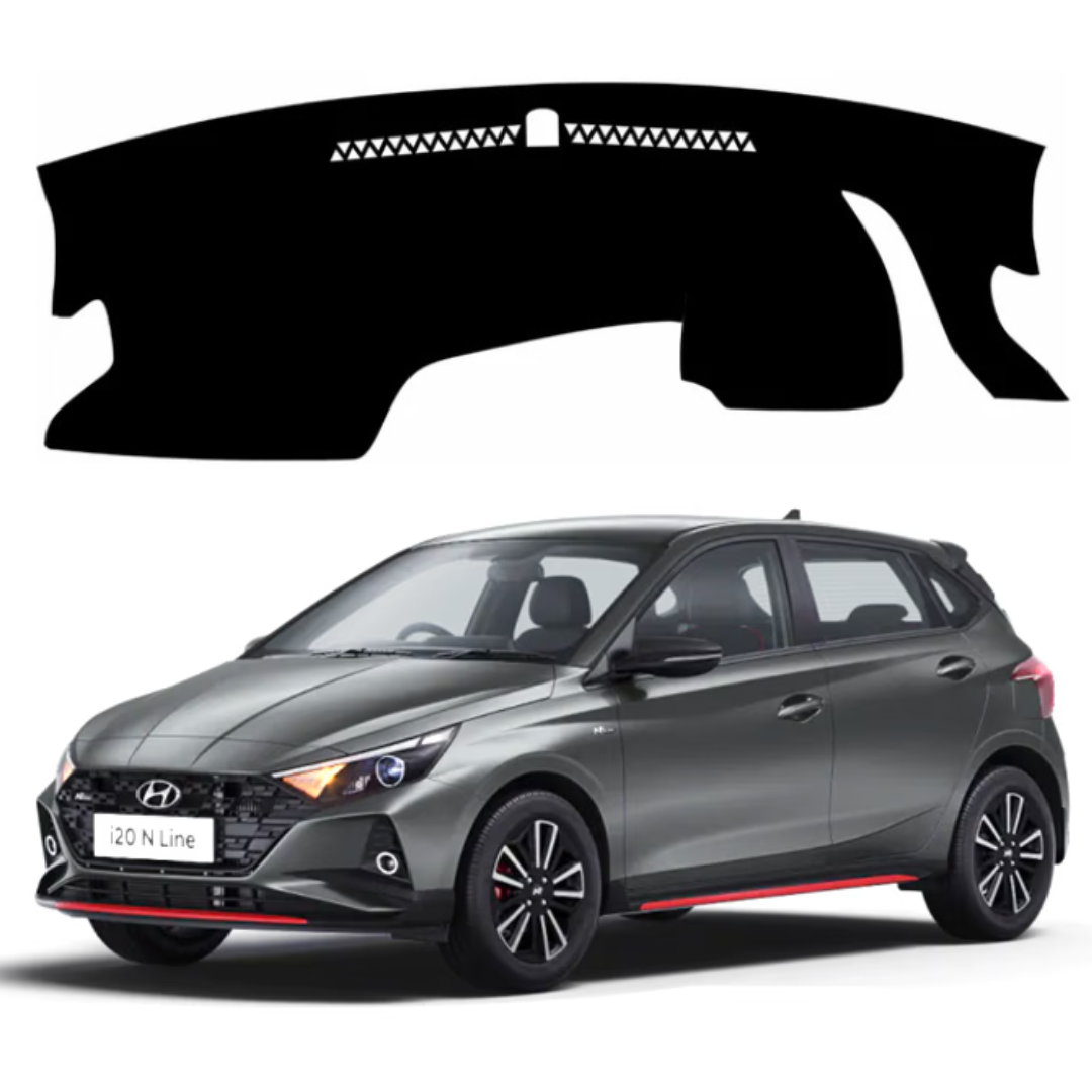 Lzzyride Car Dashboard Cover Mat For Hyundai i20 N Line 2021 To 2026