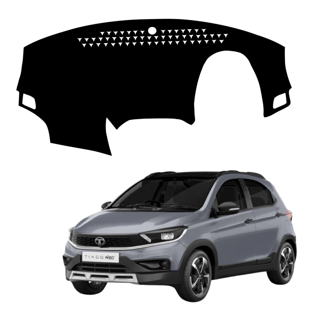 Lzzyride Car Dashboard Cover Mat For Tata Tiago NRG 2018 To 2026