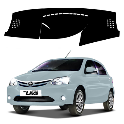 Lzzyride Car Dashboard Cover Mat For Toyota Etios Liva 2011 To 2020