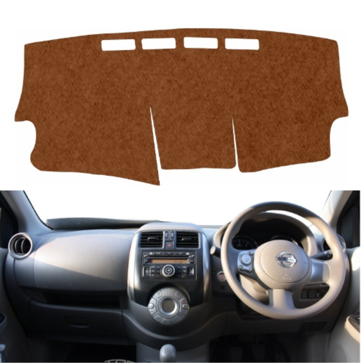 Lzzyride Car Dashboard Cover Mat For Nissan Sunny 2011 To 2020