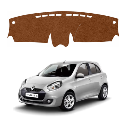 Lzzyride Car Dashboard Cover Mat For Renault Pulse 2012 To 2015
