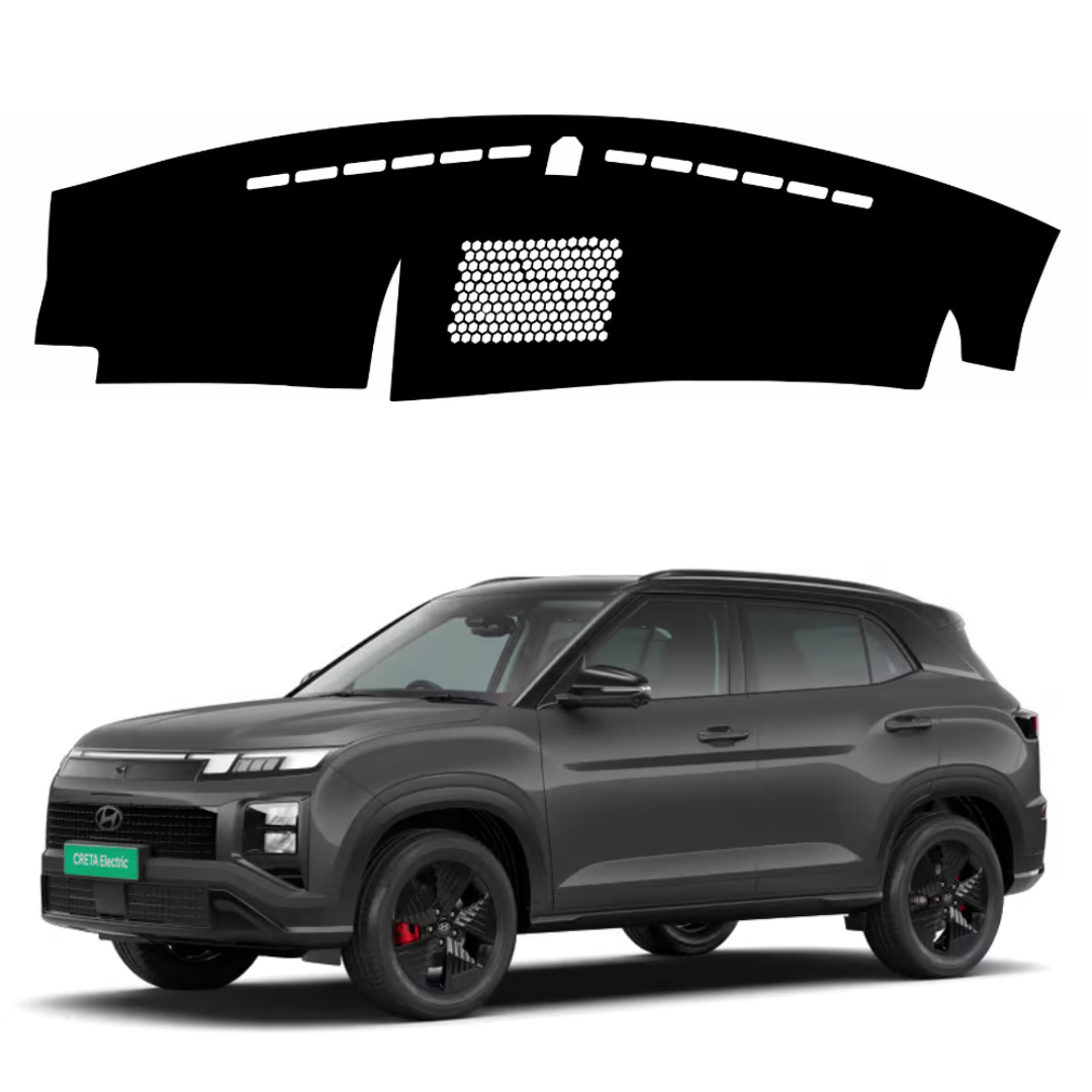 Lzzyride Car Dashboard Cover Mat For Hyundai Creta EV 2024 To 2026