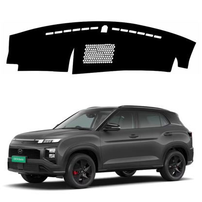 Lzzyride Car Dashboard Cover Mat For Hyundai Creta EV 2024 To 2026