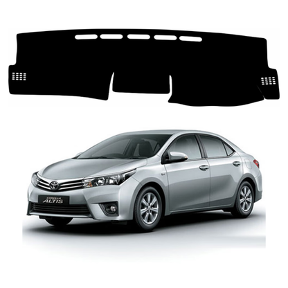 Lzzyride Car Dashboard Cover Mat For Toyota Corolla Altis 2008 To 2013