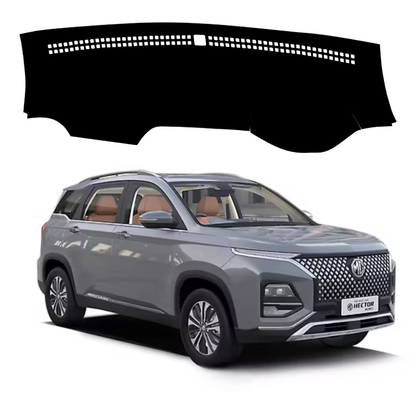 Lzzyride Car Dashboard Cover Mat For MG Hector Plus 2023 To 2026