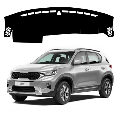 Lzzyride Car Dashboard Cover Mat For Kia Sonet 2020 To 2026