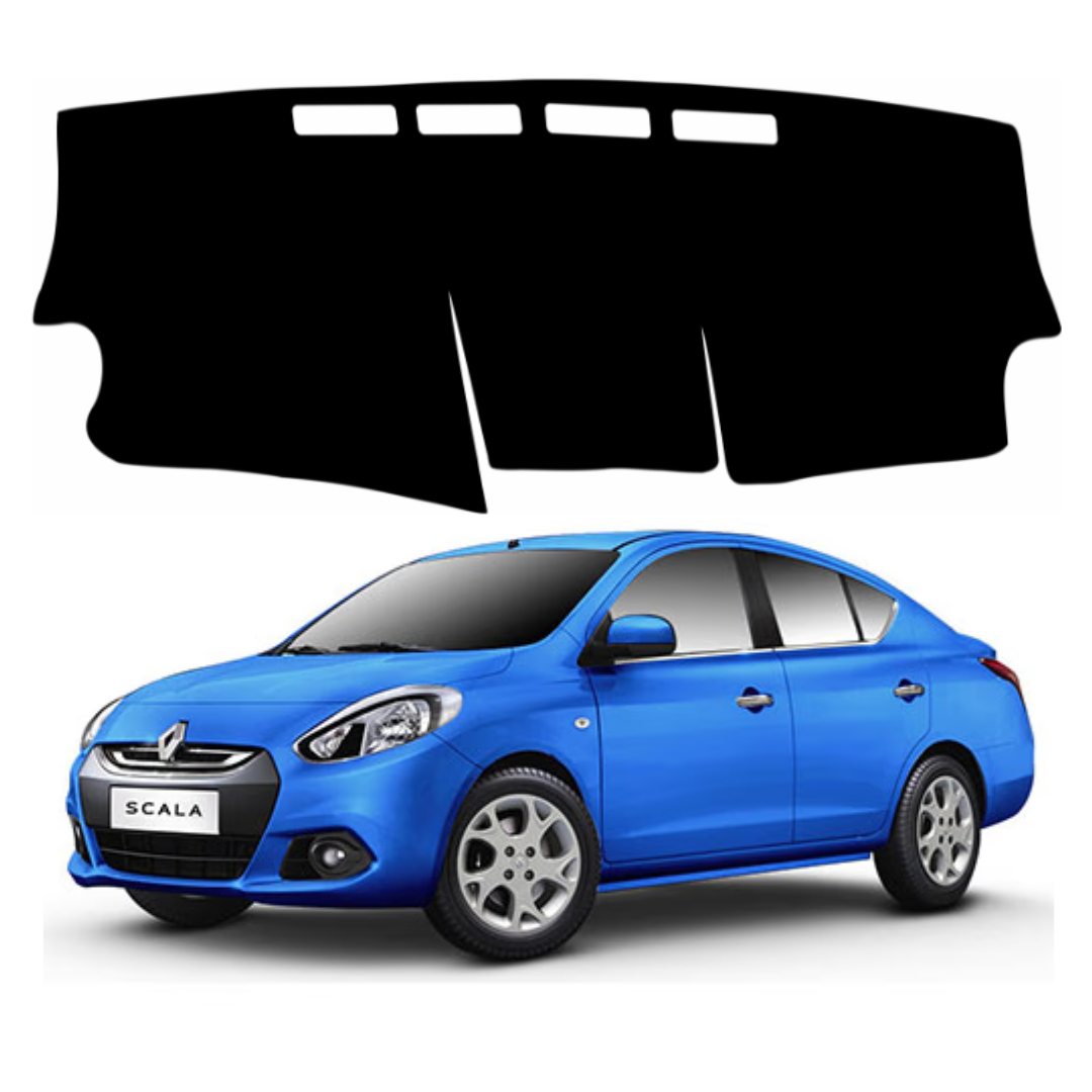 Lzzyride Car Dashboard Cover Mat For Renault Scala 2012 To 2017