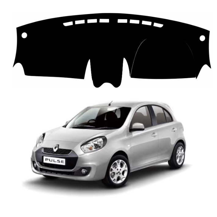 Lzzyride Car Dashboard Cover Mat For Renault Pulse 2012 To 2015