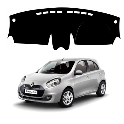 Lzzyride Car Dashboard Cover Mat For Renault Pulse 2012 To 2015