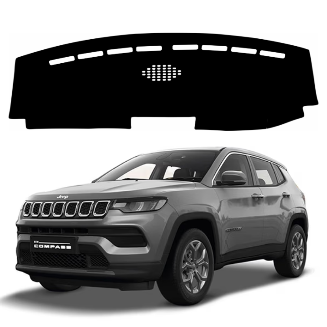 Lzzyride Car Dashboard Cover Mat For Jeep Compass 2021 To 2026
