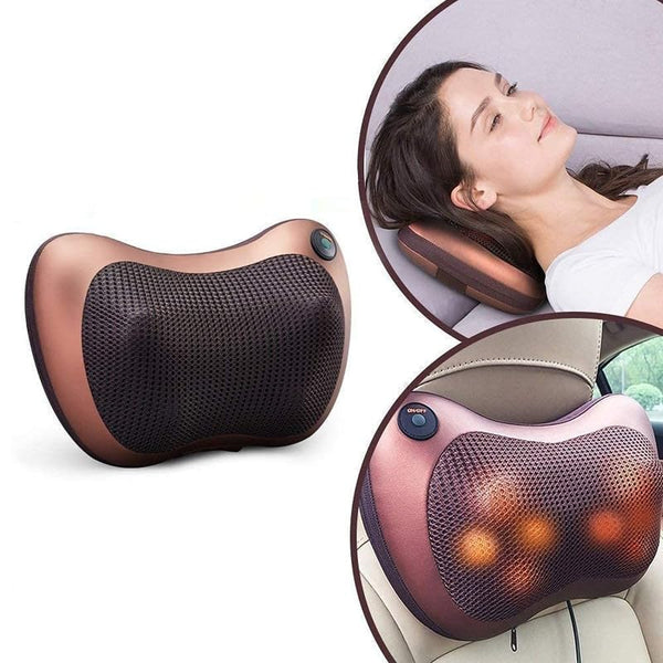 Body Massager Pillow with 8 Kneading Balls & Infrared Heat Therapy | LzzyRide