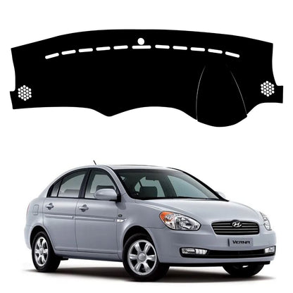 Lzzyride Car Dashboard Cover Mat For Hyundai Verna 2006 To 2011