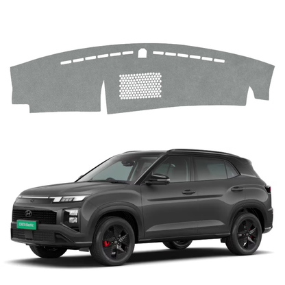 Lzzyride Car Dashboard Cover Mat For Hyundai Creta EV 2024 To 2026