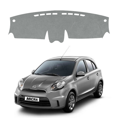Lzzyride Car Dashboard Cover Mat For Nissan Micra 2010 To 2012