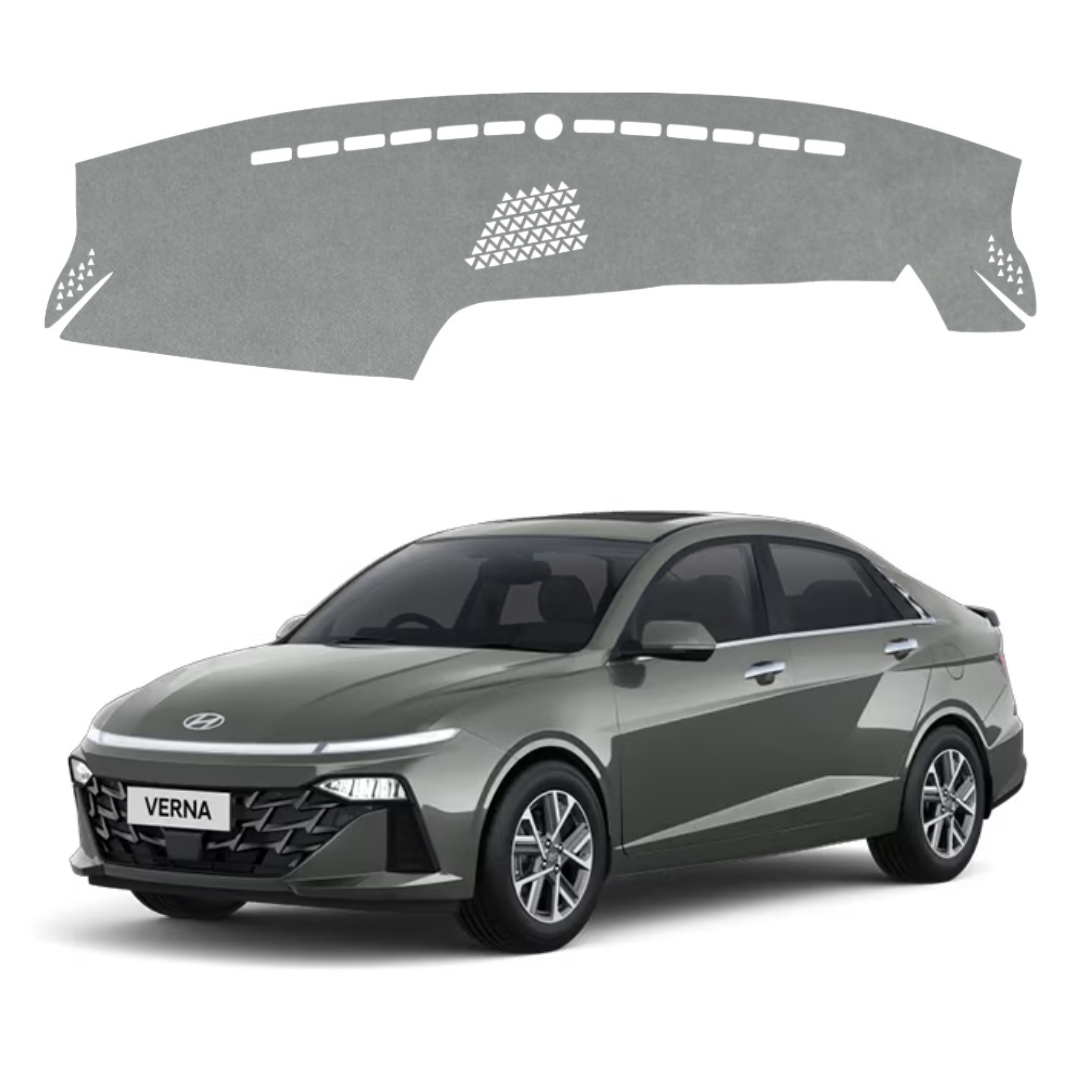 Lzzyride Car Dashboard Cover Mat For Hyundai Verna 2023 To 2026