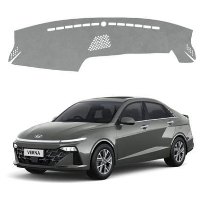 Lzzyride Car Dashboard Cover Mat For Hyundai Verna 2023 To 2026