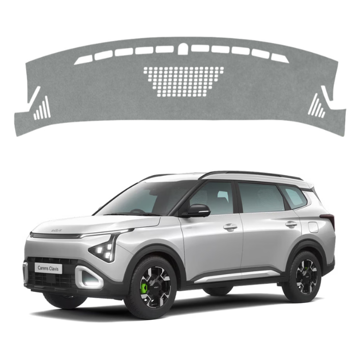 Lzzyride Car Dashboard Cover Mat For Kia Carens Clavis 2025 To 2026