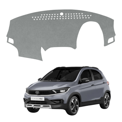 Lzzyride Car Dashboard Cover Mat For Tata Tiago NRG 2018 To 2026