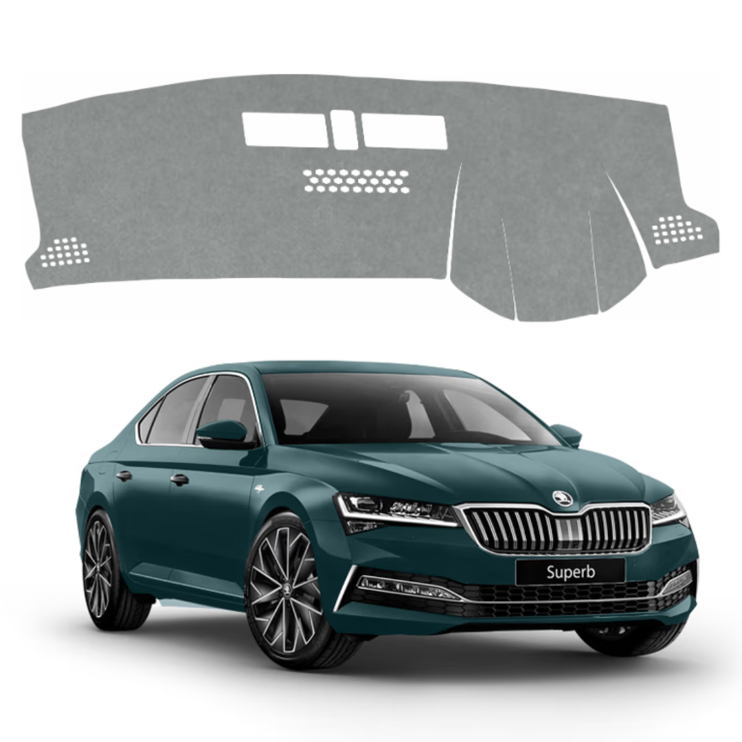 Lzzyride Car Dashboard Cover Mat For Skoda Superb 2016 To 2023