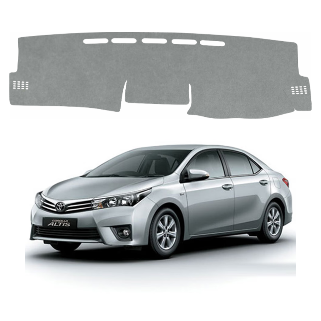 Lzzyride Car Dashboard Cover Mat For Toyota Corolla Altis 2008 To 2013