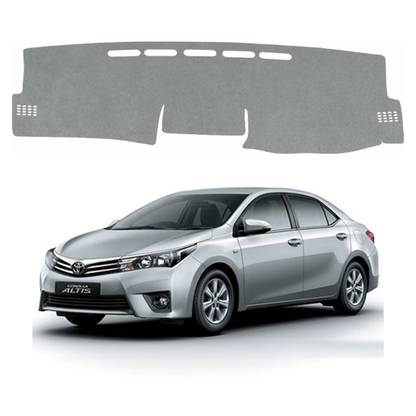 Lzzyride Car Dashboard Cover Mat For Toyota Corolla Altis 2008 To 2013