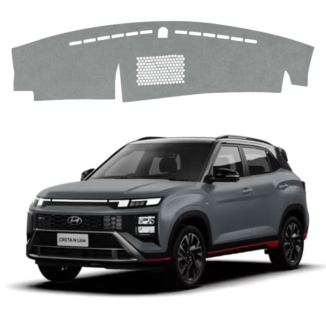 Lzzyride Car Dashboard Cover Mat For Hyundai Creta N Line 2024 To 2026