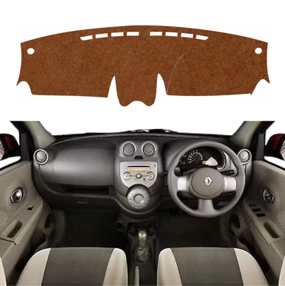 Lzzyride Car Dashboard Cover Mat For Renault Pulse 2012 To 2015