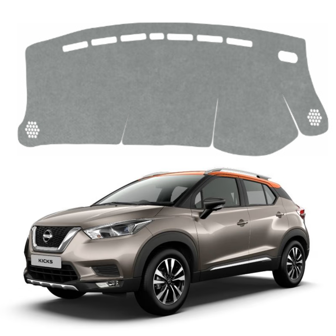 Lzzyride Car Dashboard Cover Mat For Nissan Kicks 2019 To 2023