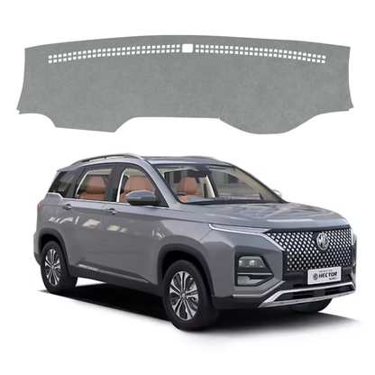 Lzzyride Car Dashboard Cover Mat For MG Hector Plus 2023 To 2026