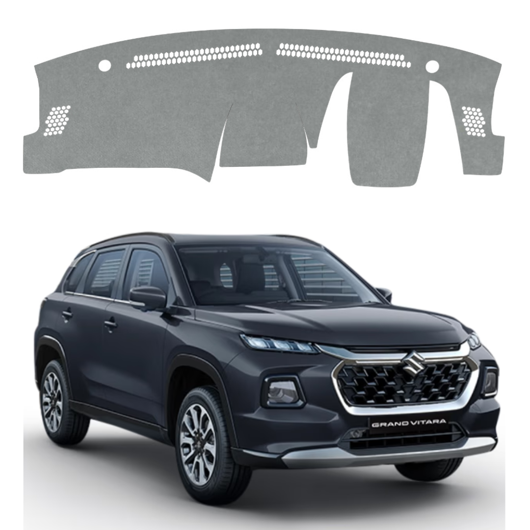 Lzzyride Car Dashboard Cover Mat For Maruti Suzuki Grand Vitara 2022 To 2026